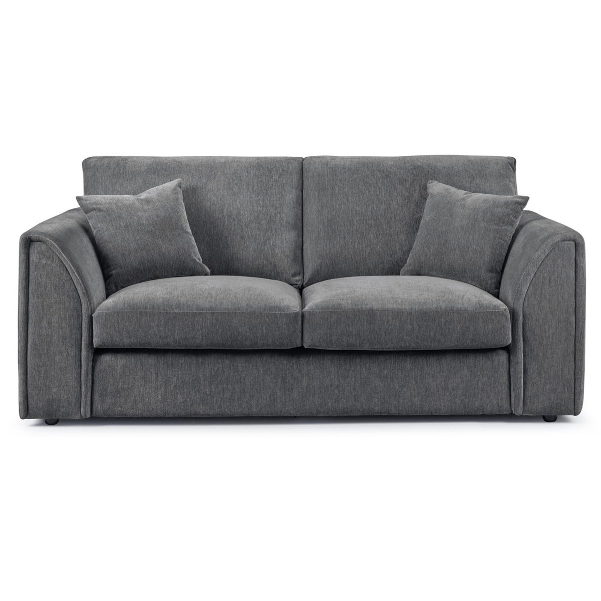 Barnaby Fabric 3 Seat Sofa in Charcoal
