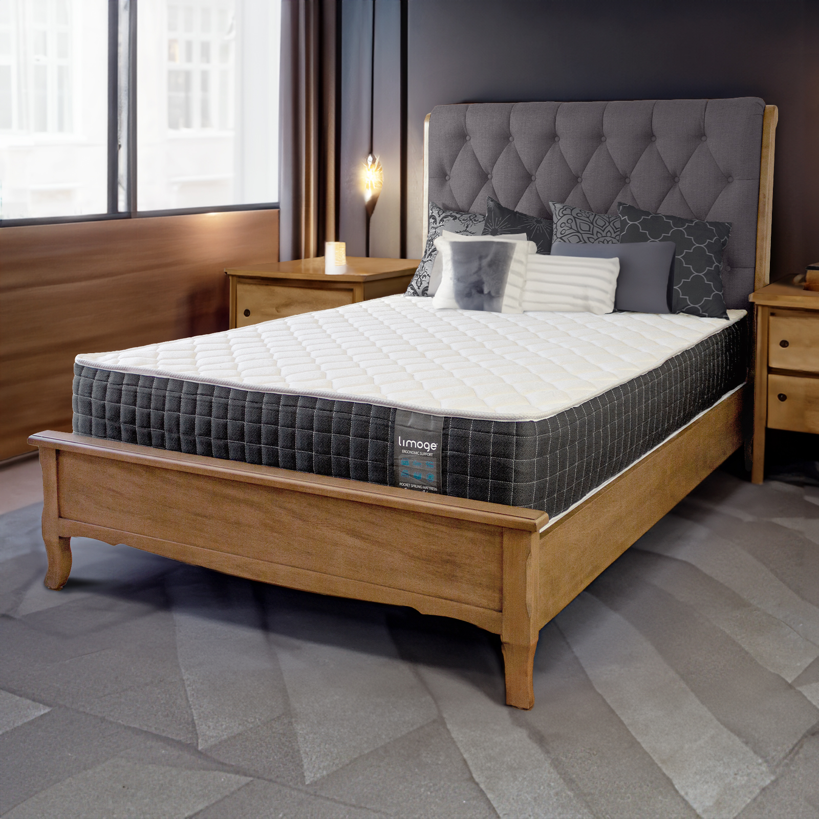 Cloud Double MEDIUM Pillow Top Pocket Sprung Mattress
