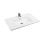 4001A Ceramic 76cm Thin-Edge Inset Basin with Scooped Bowl