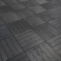 Cosmpolitan (Pack of 10) ECO Interlocking 30x30cm Decking Tiles in Graphite