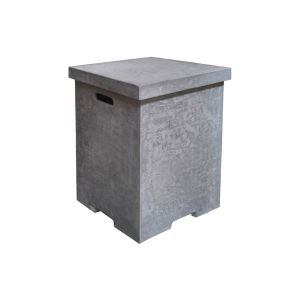 HPC Concrete Square Large Tank Cover in Light Grey