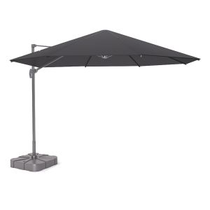 Baasi Cantilever Parasol in Grey with Base