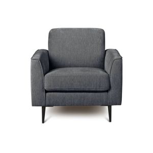 Fergus Fabric Arm Chair in Charcoal