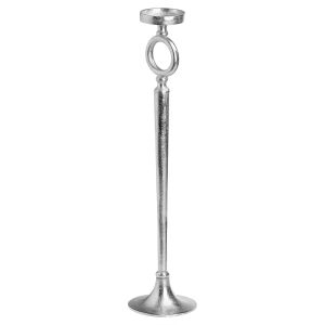 Farrah Collection Silver Large Decor Candle Stand