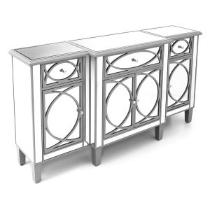 Paloma Collection Mirrored Large Sideboard