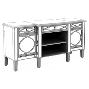 Paloma Collection Mirrored Media Unit