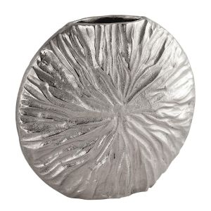 Farrah Collection Silver Textured Large Vase