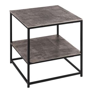 Farrah Collection Silver Side Table