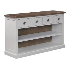 The Hampton Collection Four Drawer Low Bookcase