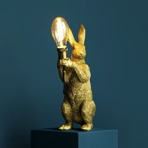 Harry Hare Table Lamp in Gold