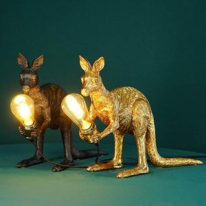 Kelly Kangaroo Table Lamp in Gold