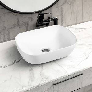 7840 Ceramic 45cm x 32cm Vert Oblong Countertop Basin 