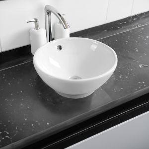 7384 Ceramic 40cm Coned Countertop Basin 