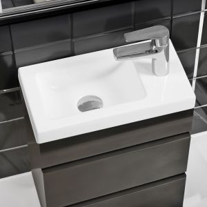 7112 Ceramic 40cm x 22cm Thick-Edge Slabtop Basin 