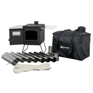 Pandora Portable Box Tent Stove in Charcoal