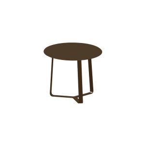 Apollo Aluminium Side Table in Coffee 