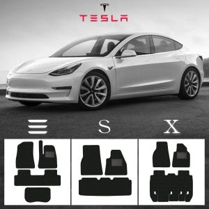 Tesla Model 3 X S GECKO HEX Car Mat Sets Various