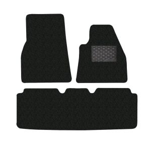Tesla Model S 3-Piece GECKO Car Mat Set in Black