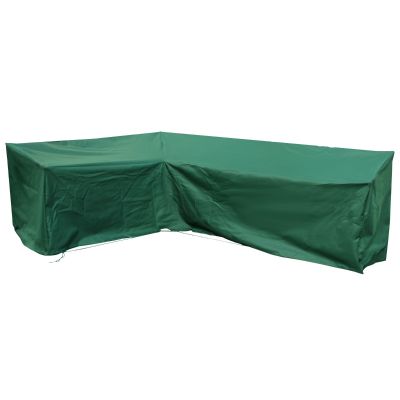 Extra Large Modular L Shape Sofa Cover in Green